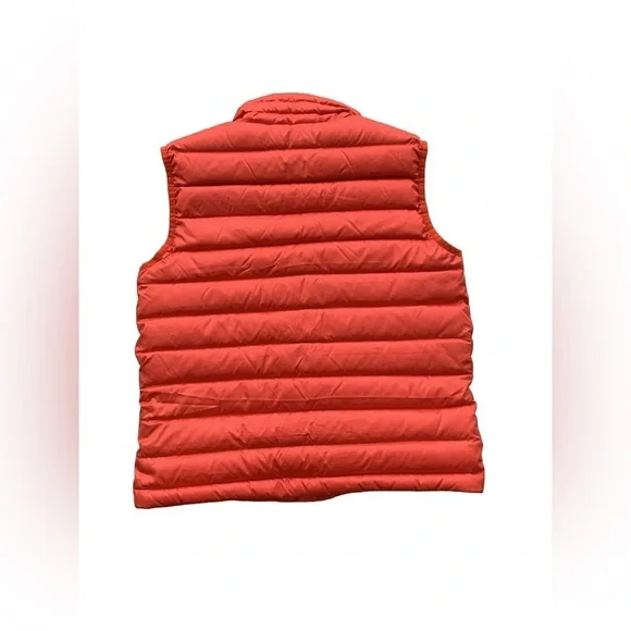 Patagonia Size L, 12, Orange Down Sweater Puffer Vest - Picture 2 of 11